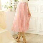 Tokyo Fashion - Mesh Pleated Long Skirt