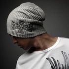 Green Banana - Embroidered Knit Beanie