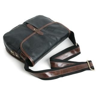 Faux-Leather Crossbody Bag