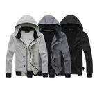 Justyle - Rib-Trim Hooded Jacket