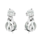 Keleo - 18K White Gold Earrings with Diamonds