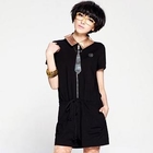 Othermix - Drawstring Zip Playsuit