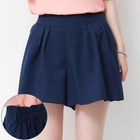 Secret;BB - Pleated-Front Skort