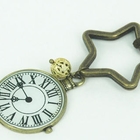 MyLittleThing - Copper Star & Clock Leather Necklace