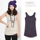 Daily Pink - Striped Tank Top