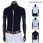 MINE M HOMME - Stripe-Trim Shirt