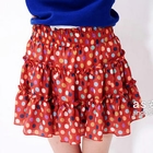 Ando Store - Polka Dot Frill-Trim Skirt