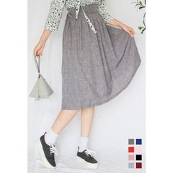 Dalkong - Long Pleated Hanbok Skirt Dalkong - Long Pleated Hanbok Skirt