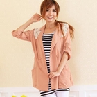 ZOO - Lace-Trim Smocked Jacket