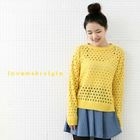 lovemark - Pointelle-Knit Top