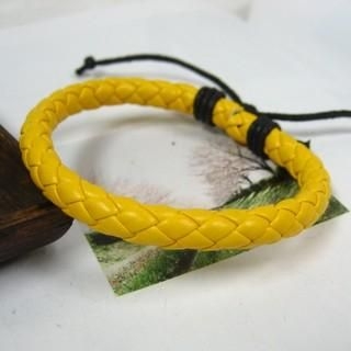 Faux-Leather Braided Bands