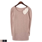 Away5th - Rosette Appliqué Knit Top