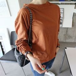 MARSHMALLOW - Round-Neck Long-Sleeve T-Shirt MARSHMALLOW - Round-Neck Long-Sleeve T-Shirt