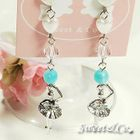 Sweet & Co. - Sweet Ballet Girl Swarovski Crystal Silver Earrings