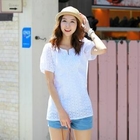 Celli Girl - Eyelet-Accent Short-Sleeve Top