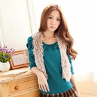 Tokyo Fashion - Shirred-Sleeve Top