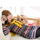 Tokyo Fashion - Gathered-Waist Striped Tunic