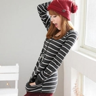 Tokyo Fashion - Dual-Pocket Striped Top