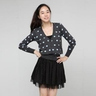 Stylewardrobe - Polka Dot Knit Cardigan