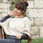 KKONGSS GIRL - Balloon-Sleeve Cropped Knit Sweater