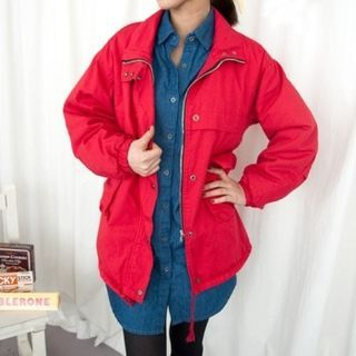 Drawstring-Hem Jacket