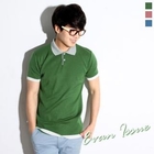 evanissue - Contrast-Trim Polo Shirt