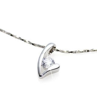 'V' Silver Crystal Pendant 'V' Silver Crystal Pendant