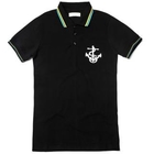 JBROS - Contrast-Trim Embroidered Polo Shirt