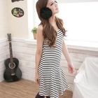 CatWorld - Patterned Godet Tank Dress