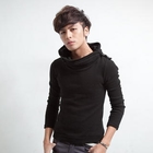 Free Shop - Tab-Shoulder Cowl-Neck Knit Top
