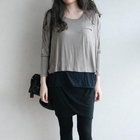 Elli's Cabinet - Asymmetric Hem Top 