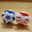 Fit-to-Kill - Lovely sailing Button Earrings