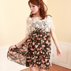 ZOO - Peach Print Sleeveless Dress