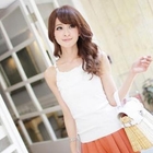 Tokyo Fashion - Rosette-Accent Knit Tank Top