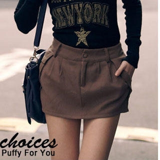 Pleated Skort