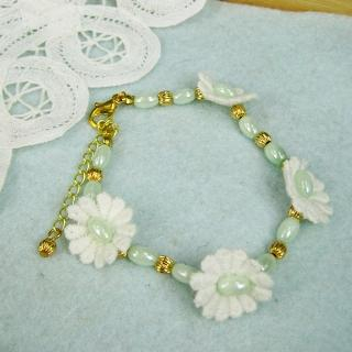 Vintage Classic Lace Flower Bracelet(Green) Vintage Classic Lace Flower Bracelet(Green)