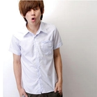 SeventyAge - Short Sleeve Striped Shirt