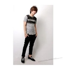 SeventyAge - 'HONEY' Print Shirt-Sleeve T-Shirt