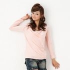 ageha@shibuya - Set: Drape-Front Top + Camisole