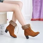 Smoothie - Lace-Up Mid-Calf Boots