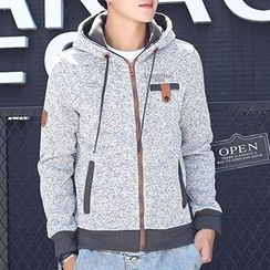 Evzen - Mélange Zip Hoodie Evzen - Mélange Zip Hoodie
