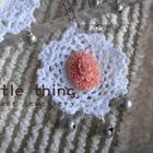 MyLittleThing - Pink Vintage Flower Lace Necklace