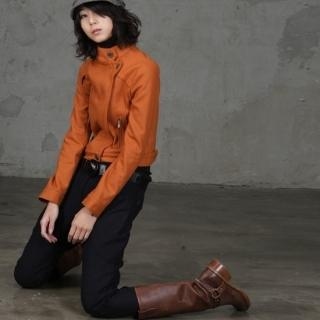 Wool Blend Pleated Front Pants