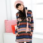 59 Seconds - Pattern Knit Long Top