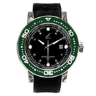 t. watch - Stainless Steel Water Resistant Watch - Black/Green t. watch - Stainless Steel Water Resistant Watch - Black/Green