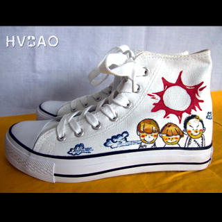 'Back to School' High-Top Sneakers