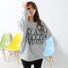 Celli Girl - Oversized Printed Knit Pullover