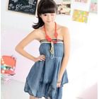 59 Seconds - Layered Denim Skirt