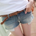 CLICK - Distressed Denim Shorts