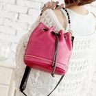 Miss Sweety - Zip-Trim Drawstring Bucket Bag